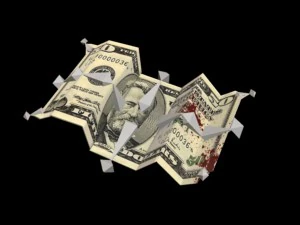bloody dollars rigged 3D Model