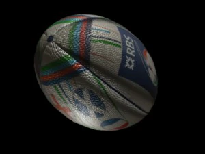 rugby ball six nations 3D Model