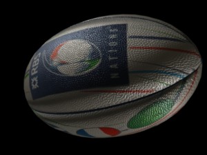 rugby ball six nations 3D Модель