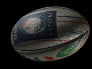 rugby ball six nations 3D Model