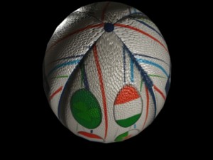 rugby ball six nations 3D Модель