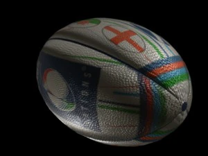 rugby ball six nations 3D Model