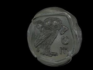 athena coin 3D Print Model