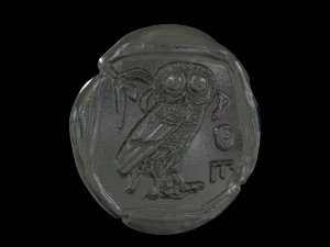 athena coin 3D Print Model