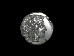 athena coin 3D Print Model