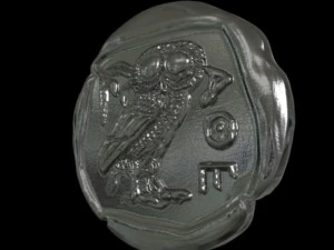 athena coin 3D Print Model