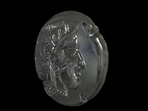 athena coin 3D Print Model