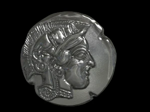 athena coin 3D Print Model
