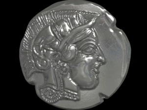 athena coin 3D Print Model