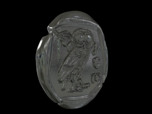 athena coin 3D-Druckmodell