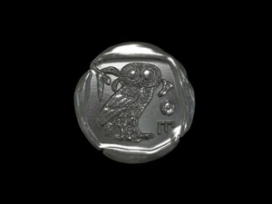 athena coin 3D Print Model