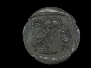 athena coin 3D Print Model