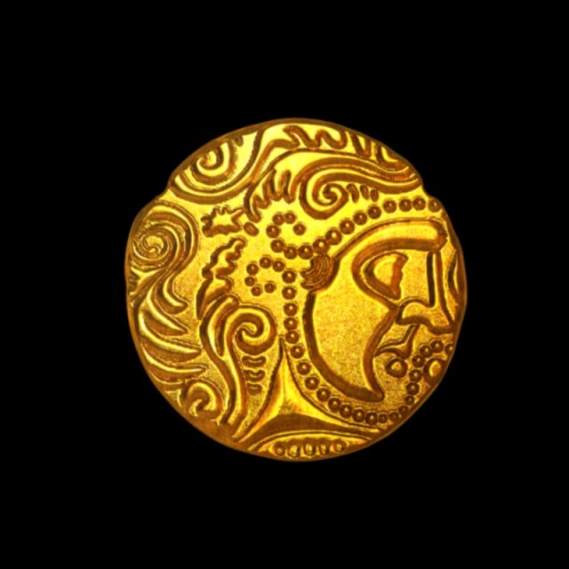 celtic coin 3D 打印模型 .c4d .max .obj .3ds .fbx .stl .blend 