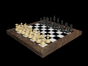 chess 3D 模型