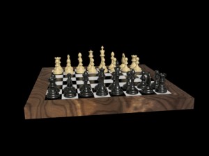 chess 3D 模型