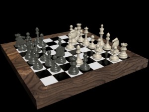 chess 3D 模型