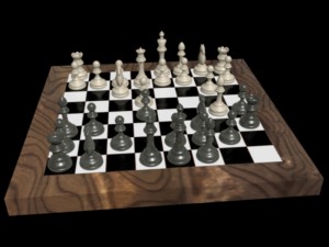 chess 3D 模型