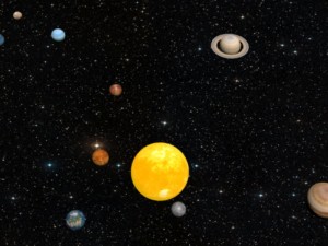 solar system 3D 模型