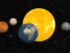 solar system 3D 模型