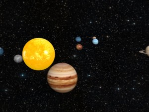 solar system 3D 模型