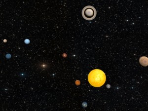 solar system 3D 模型