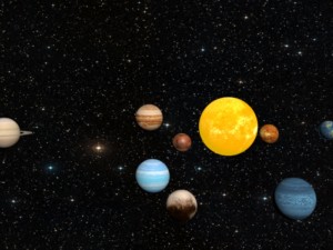 solar system 3D 模型