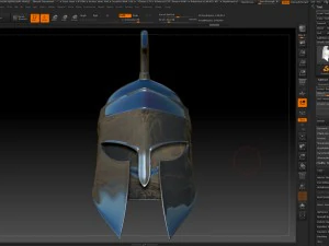 greek helmet-3d print model 3D Print Model