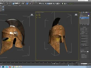 greek helmet-3d print model 3D Print Model
