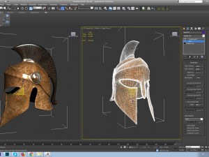 greek helmet-3d print model Model do druku 3D