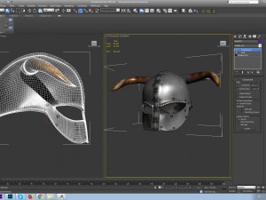 viking helmet-3d print model Model do druku 3D