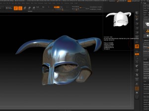 viking helmet-3d print model Model do druku 3D