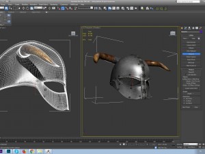 viking helmet-3d print model Model do druku 3D