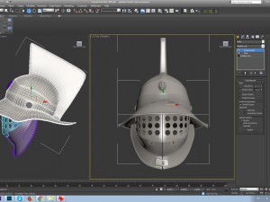 Gladiator helmet-3d print model 3D-Druckmodell