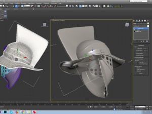 Gladiator helmet-3d print model 3D-Druckmodell