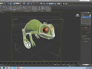 chameleon 3D Model