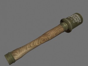 grenade ww2 3D 모델