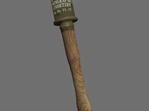 grenade ww2 3D 모델