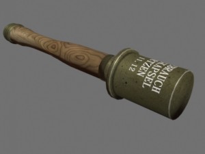 grenade ww2 3D 모델