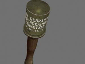 grenade ww2 3D 모델