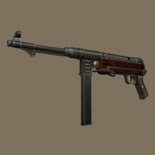 mp40 3D 模型 .c4d .max .obj .3ds .fbx .stl .blend 