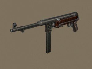 mp40 3D 模型