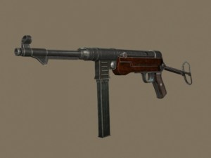 mp40 3D 模型
