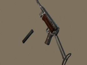 mp40 3D 模型