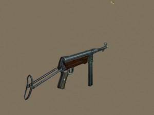 mp40 3D 模型
