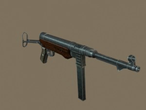 mp40 3D 模型