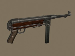 mp40 3D 模型