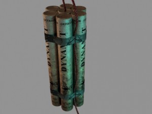 dynamite wwii 3D Модель