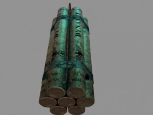 dynamite wwii Modelo 3D