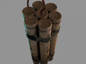 dynamite wwii 3D Model