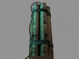 dynamite wwii 3D Model